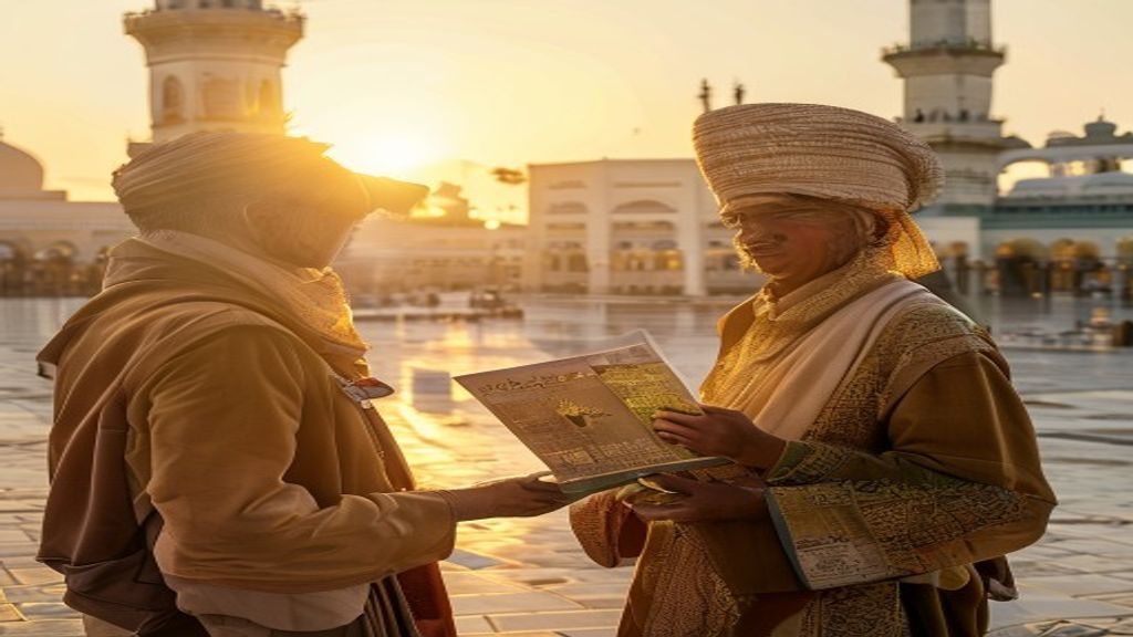 AI Image: Wisata Mulia Insani, Umroh murah hotel dekat illustration