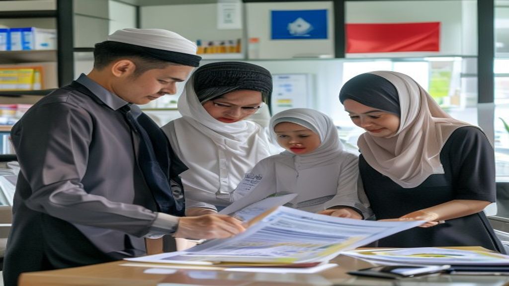 AI Image: Wisata Mulia Insani umroh amanah illustration