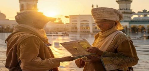 AI Image: Wisata Mulia Insani, Umroh murah hotel dekat illustration