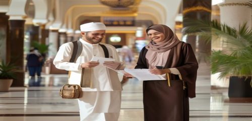 AI Image: paket umroh murah Wisata Mulia Insani illustration